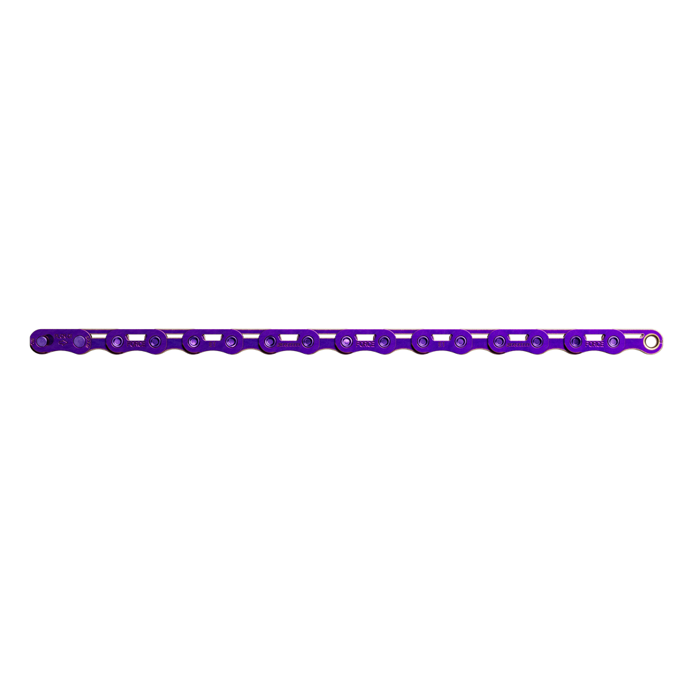 Řetěz SRAM FORCE E1 Flattop, Purple, 114čl., se spojkou PowerLock - 12/13 rychlostní