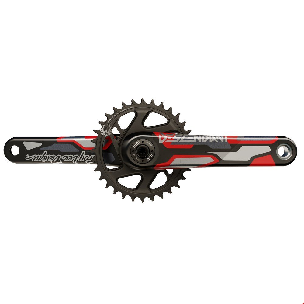 TRUVATIV Kliky Descendant CoLab TLD Eagle Boost148 DUB 12s 175 Direct Mount, RED