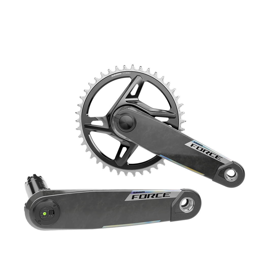 SRAM FORCE AXS 1x Power Meter Spindle XPLR DUB WIDE E1 170mm - Direct Mount 42z (středová