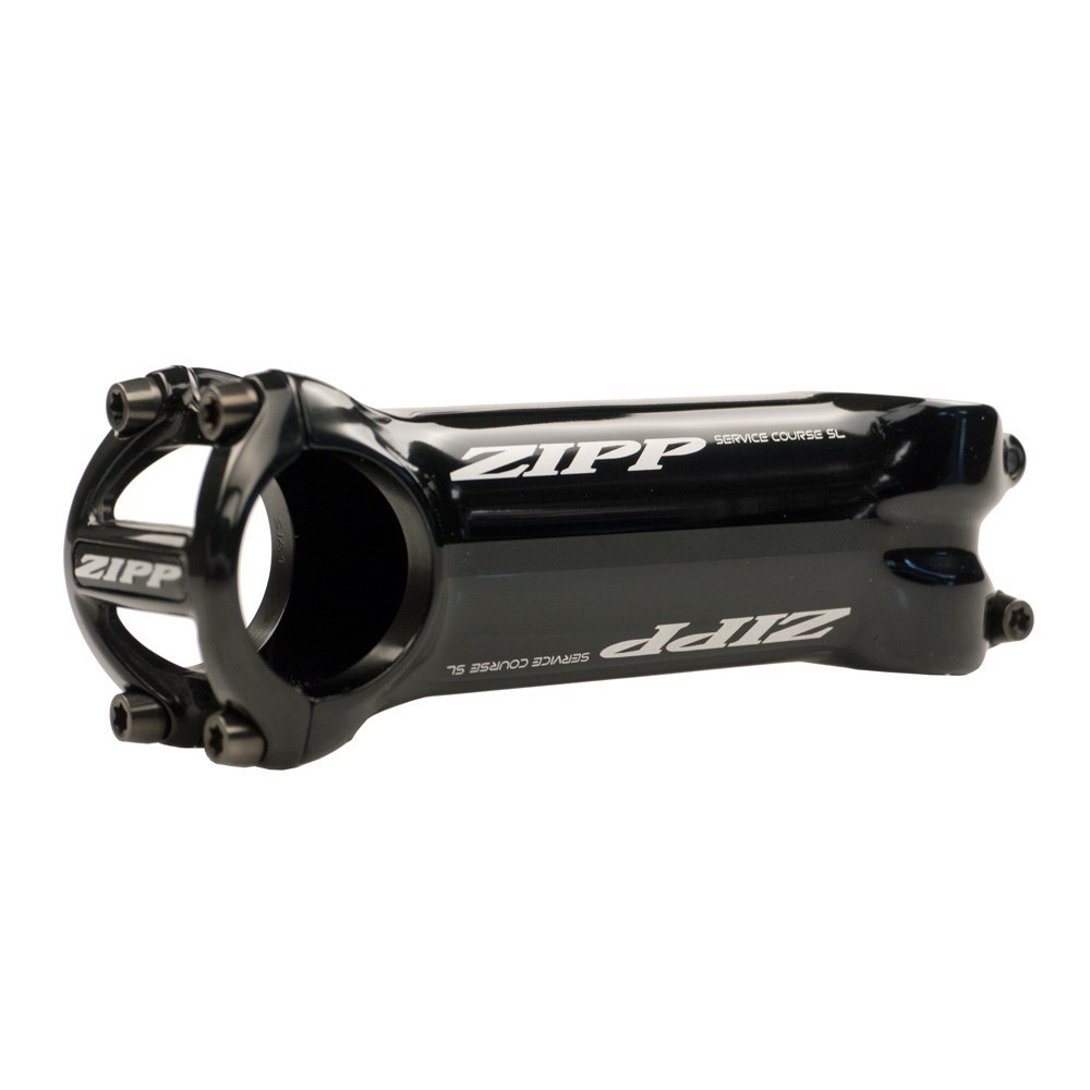 Představec ZIPP Service Course SL 6° 120mm 1.125 Polished Black, 7075, Universal Faceplate