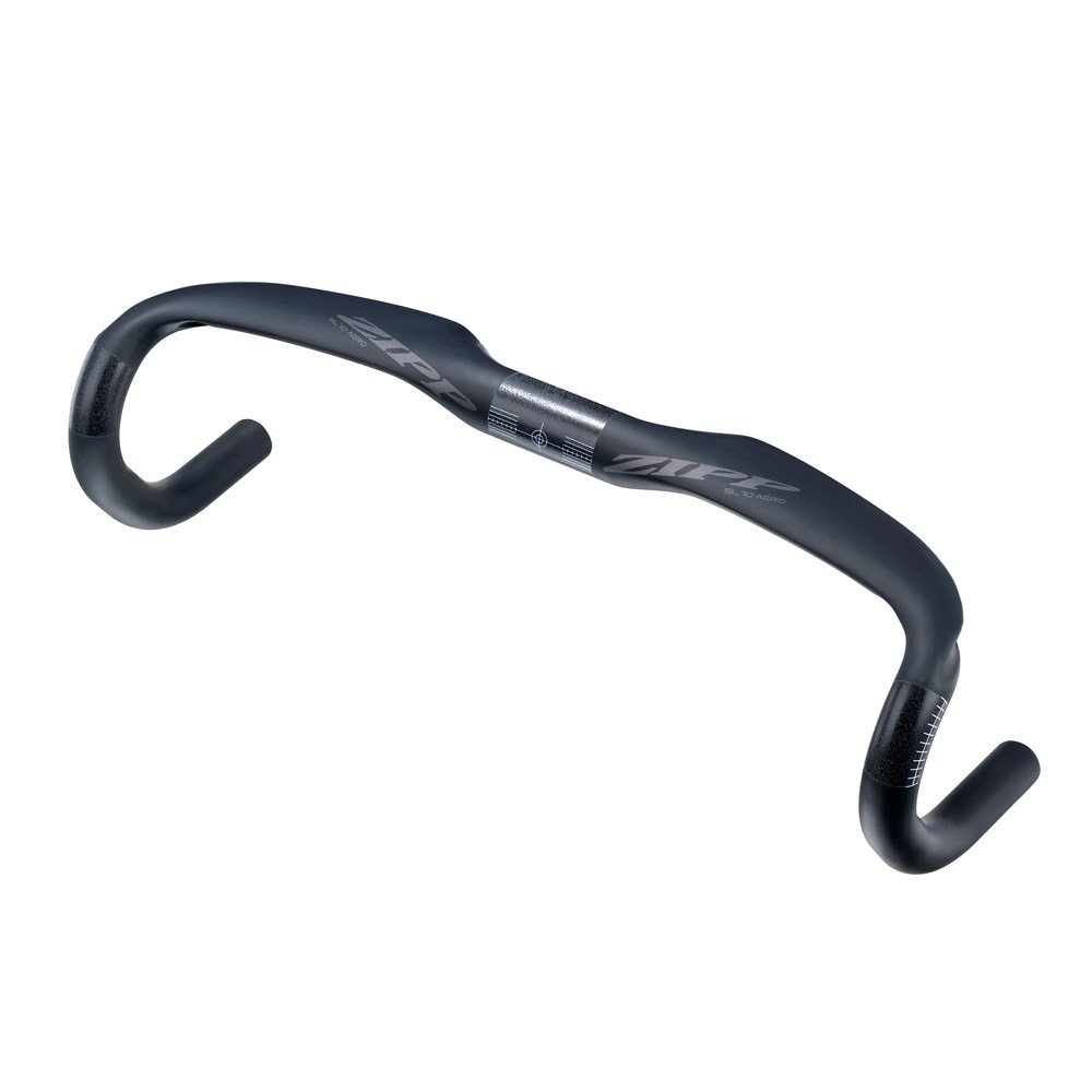 Řídítka ZIPP SL-70Aero 40cm c-c 31.8 karbonová matná,černé nálepky