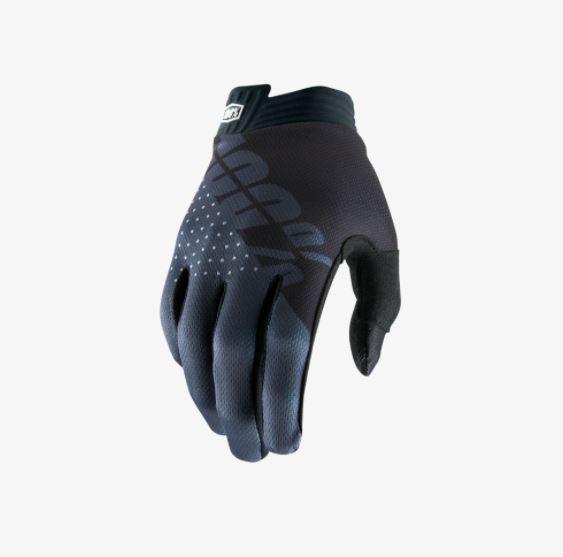 Rukavice 100% iTrack Glove - dětské vel.M - černé