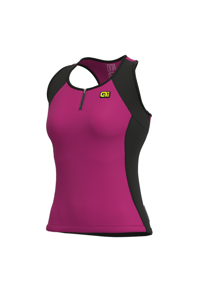 Letní cyklistický dres ALÉ SOLID COLOR BLOCK LADY - Velikost L