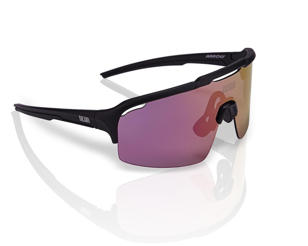 Brýle NEON ARROW Black Mirrortronic Violet