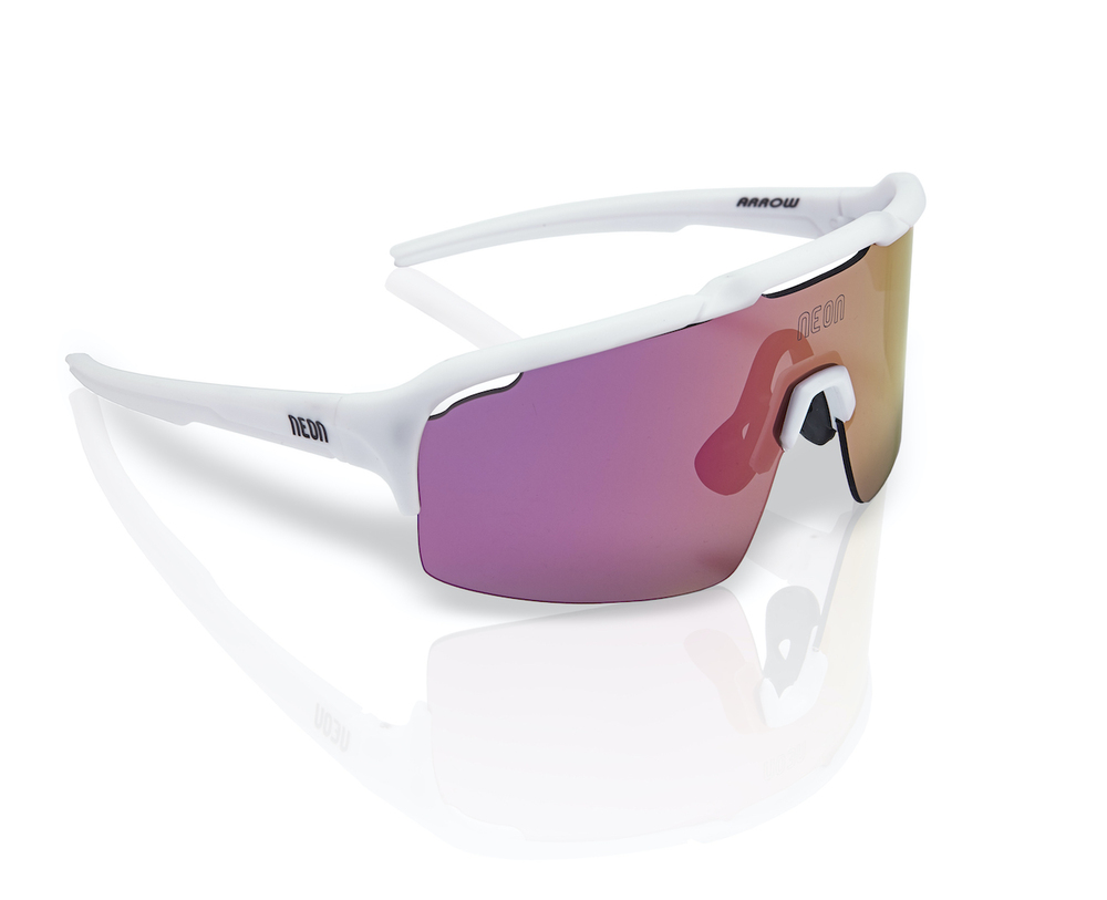 Brýle NEON ARROW White Mirrortronic Violet