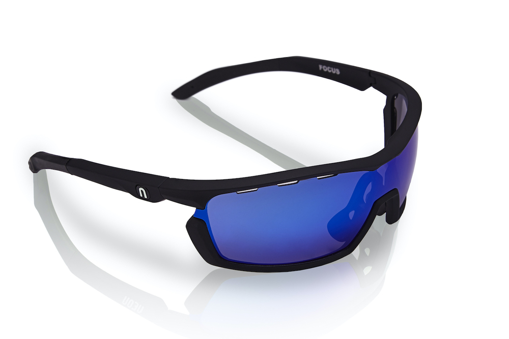Brýle NEON FOCUS Black Mirrortronic Blue