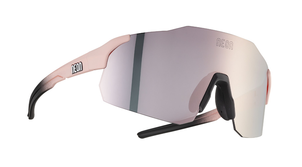 Brýle NEON SKY 2.0 , rámeček LIGHT PINK/BLACK MATT, skla MIRROR LIGHT PINK CAT 3