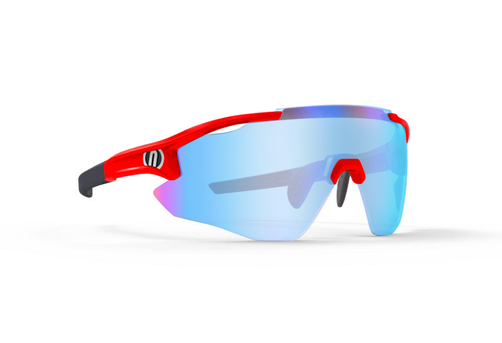 Brýle NEON NOVA, rámeček RED FLUO, skla MIRROR STEEL CAT 3