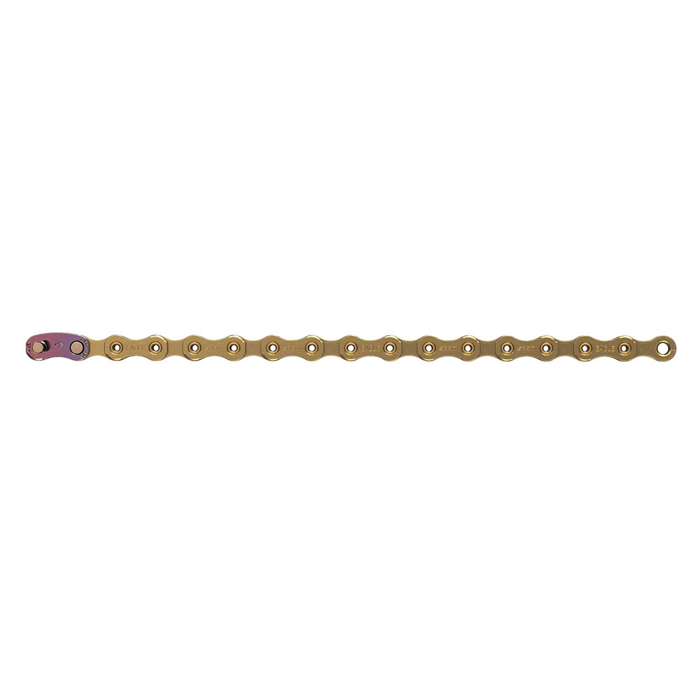 Řetěz SRAM PC XX1 Eagle HollowPin 126 článků se spojkou PowerLock, 12 rychlostí, Gold