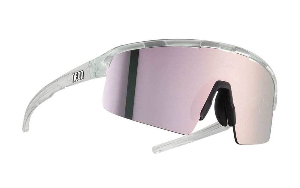Brýle NEON ARROW 2.0 SMALL, rámeček CRYSTAL SHINY, skla MIRROR LIGHT PINK CAT 3