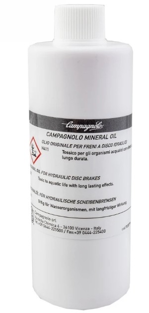 DB Minerální olej pro DB Campagnolo, ČERVENÝ, 350 ml (viz. popis)