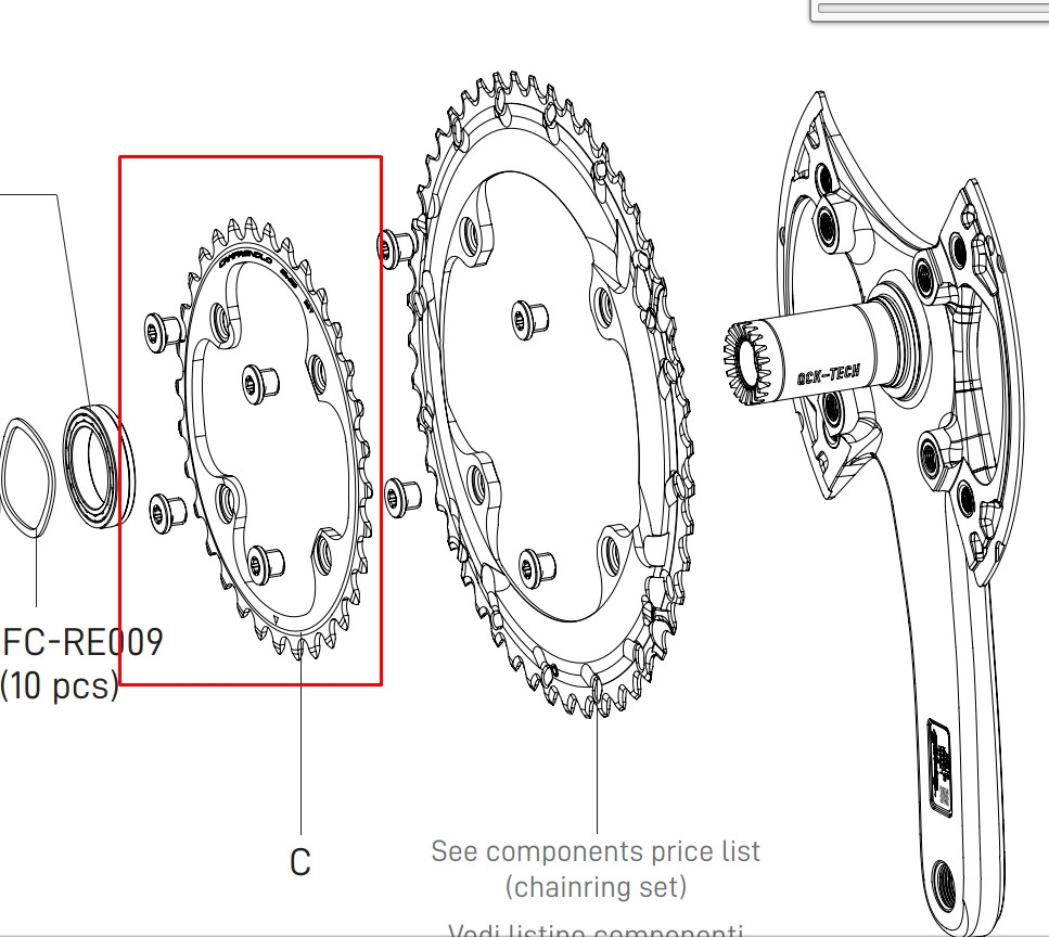 Převodník 13s Campagnolo SUPER Record WRL, 29z