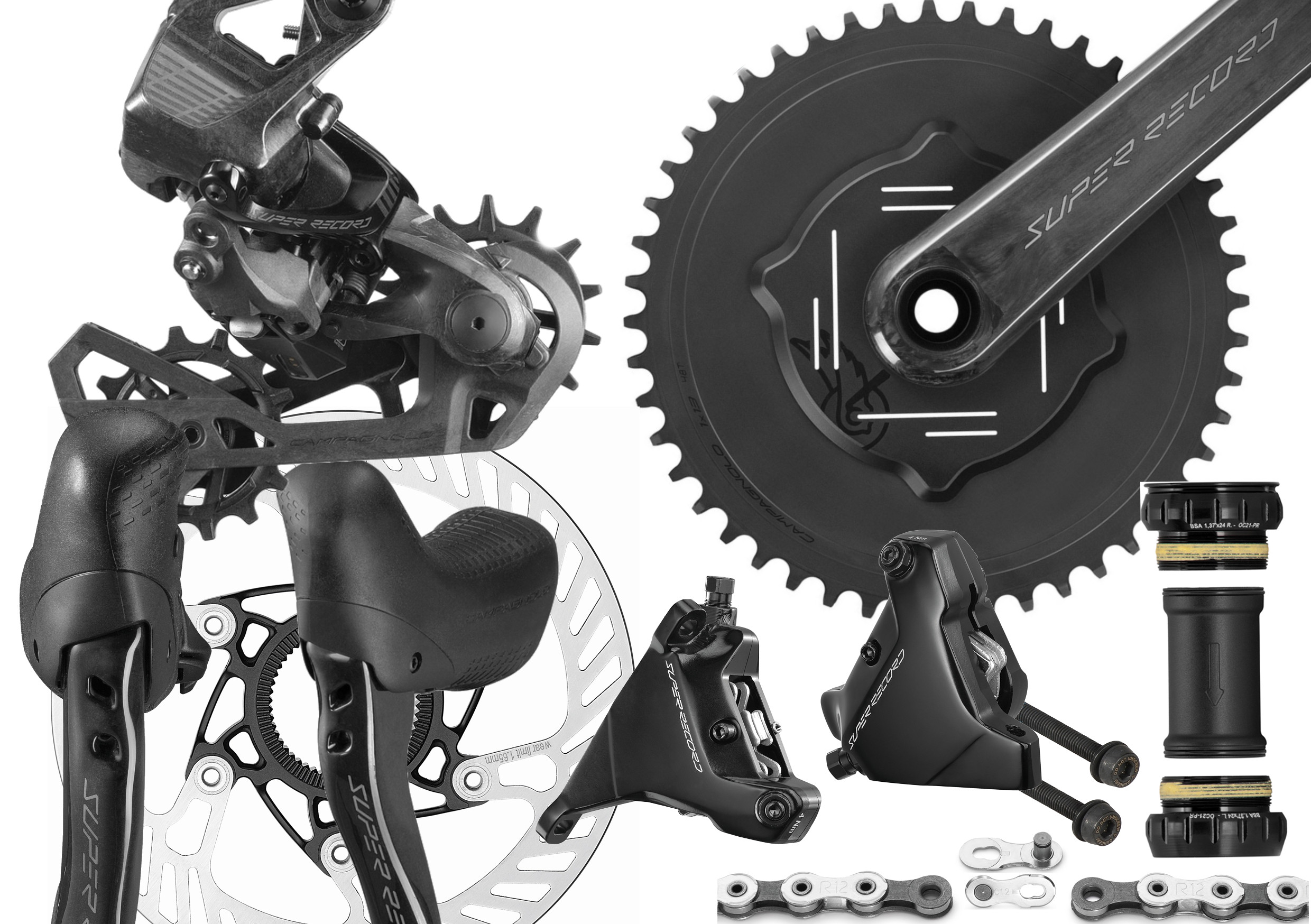 Sada Campagnolo SUPER RECORD WRL 1x13 silniční