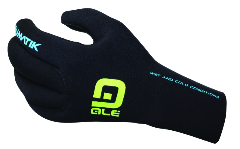Zimní voděodolné cyklistické rukavice ALÉ KLIMATIK Neoprene - Velikost XS/S