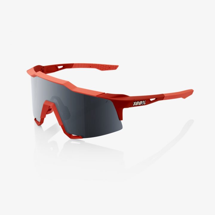 Brýle 100% SpeedCraft - Soft Tact Coral Black Mirror Lens