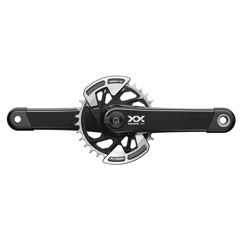 Kliky SRAM Powermeter XX Eagle Spindle Q174 CL55 DUB MTB Wide 165mm Black 2-guards 32z T-T
