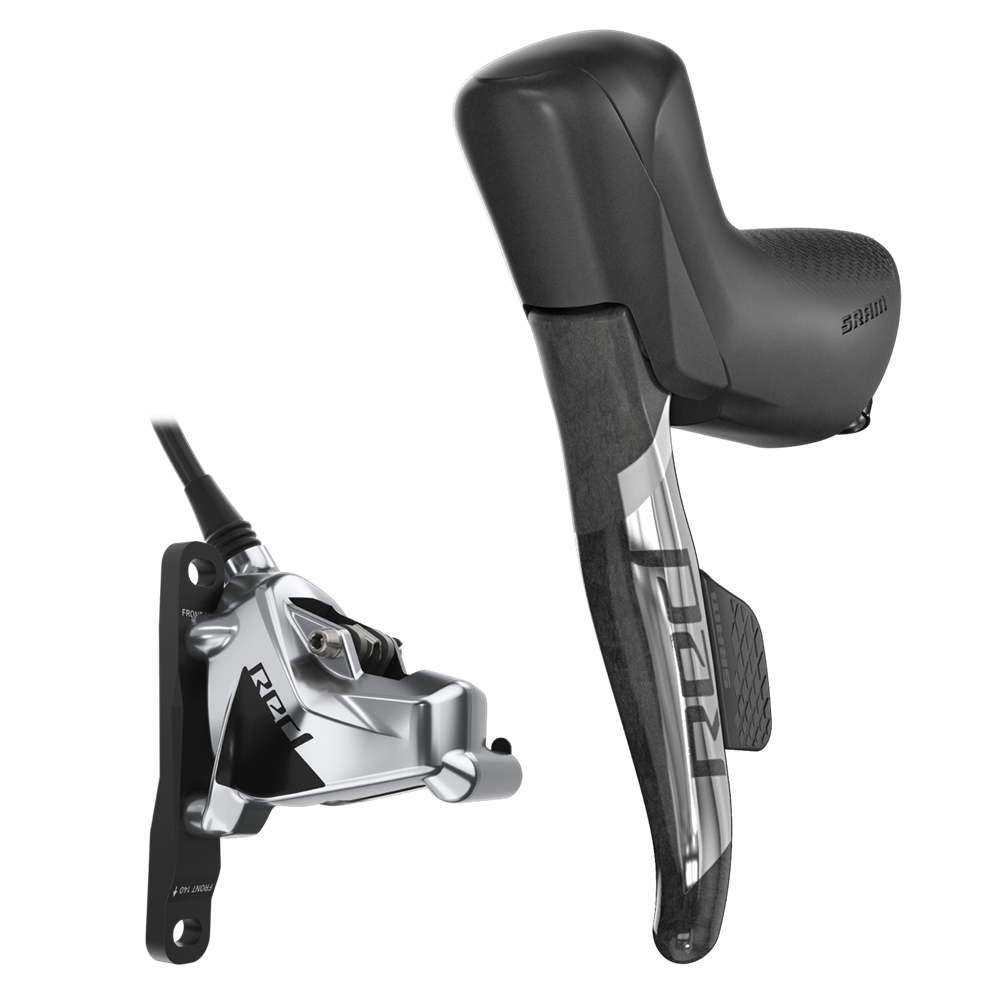 Řadící/hydraulická disková brzda SRAM Red eTap AXS D1, přední brzda FLAT mount