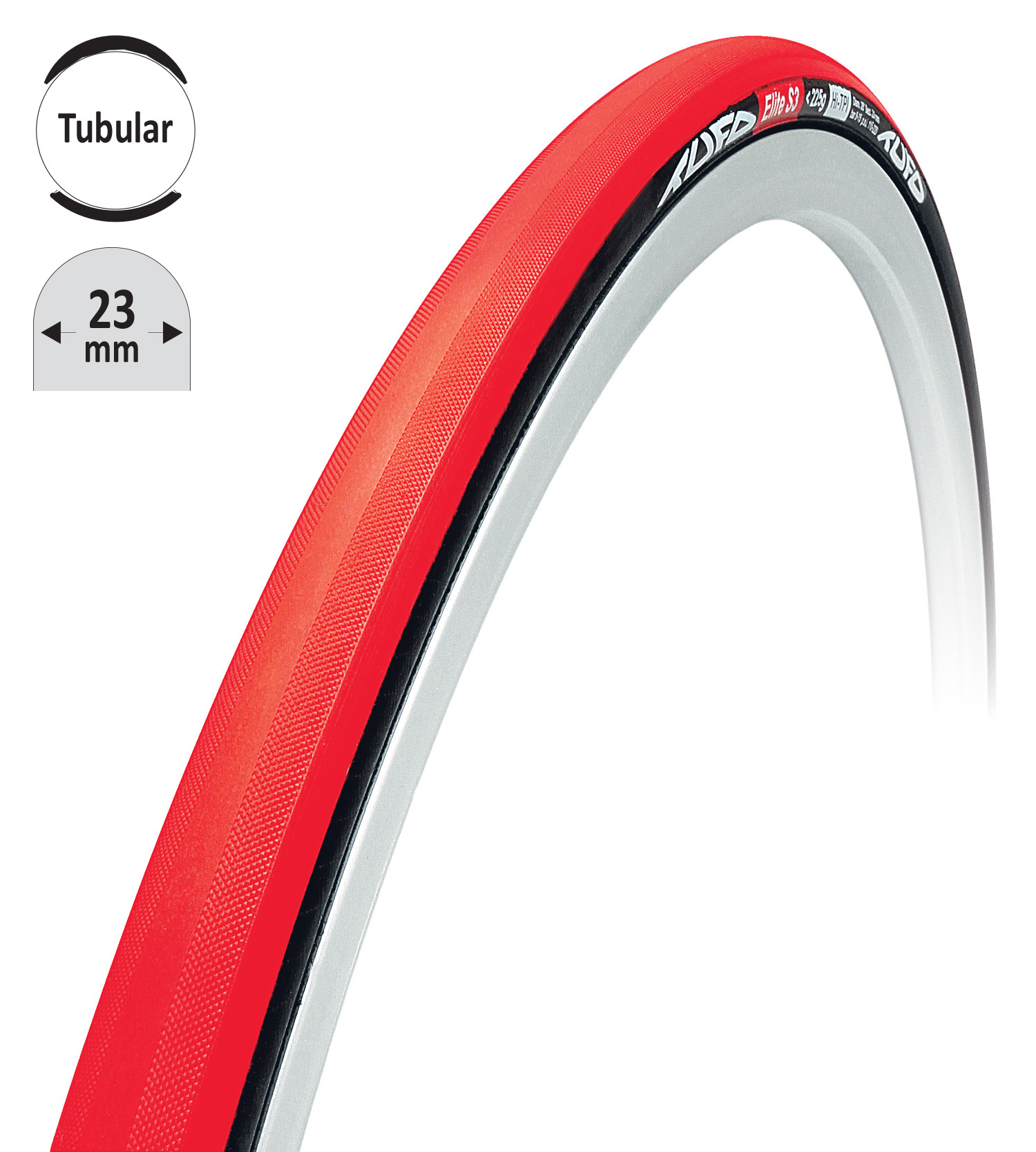 Galuska TUFO ELITE S3 červeno-černá 28"/23mm