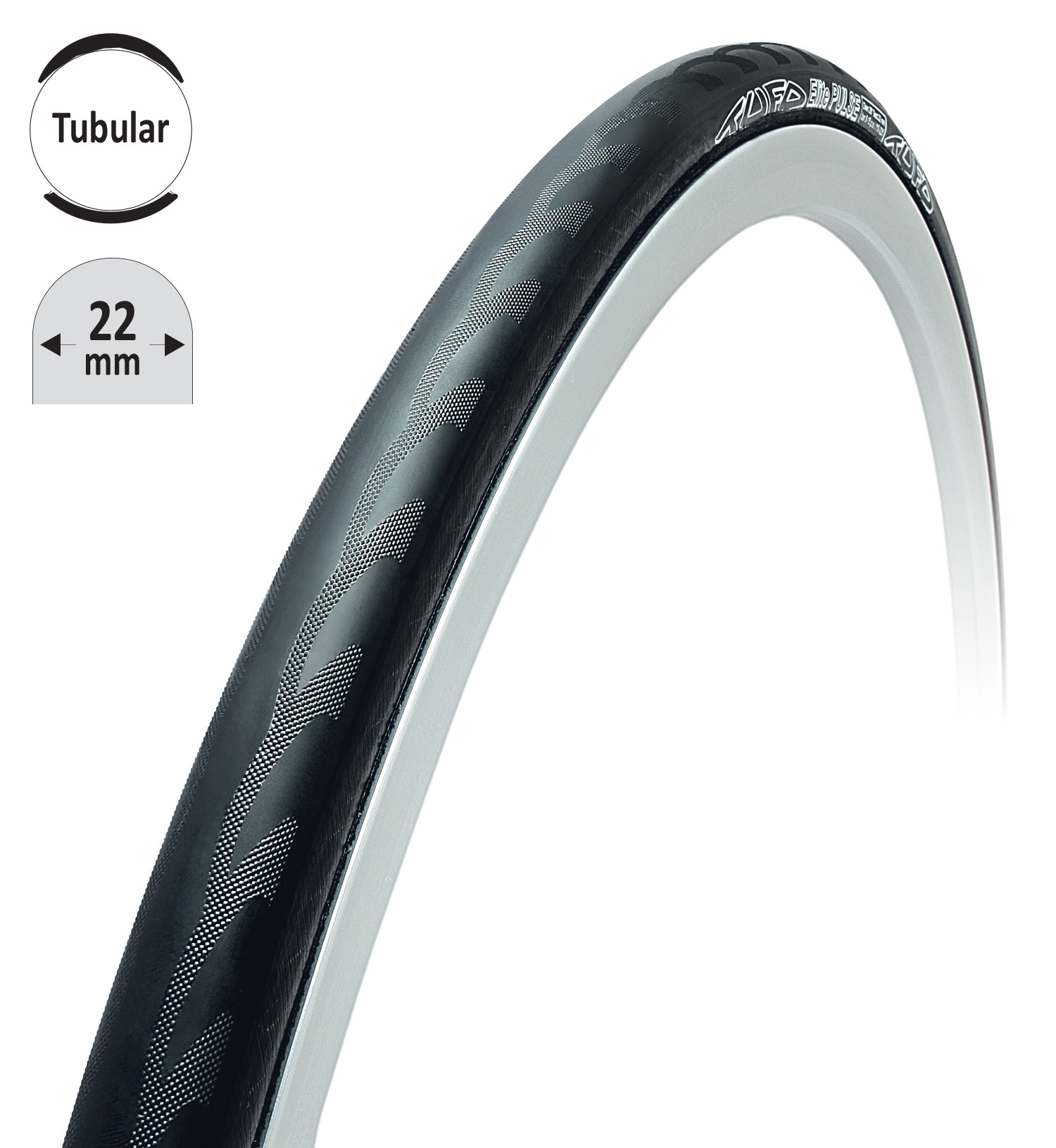 Galuska TUFO Elite Pulse 25 černo/černá 28"/25mm