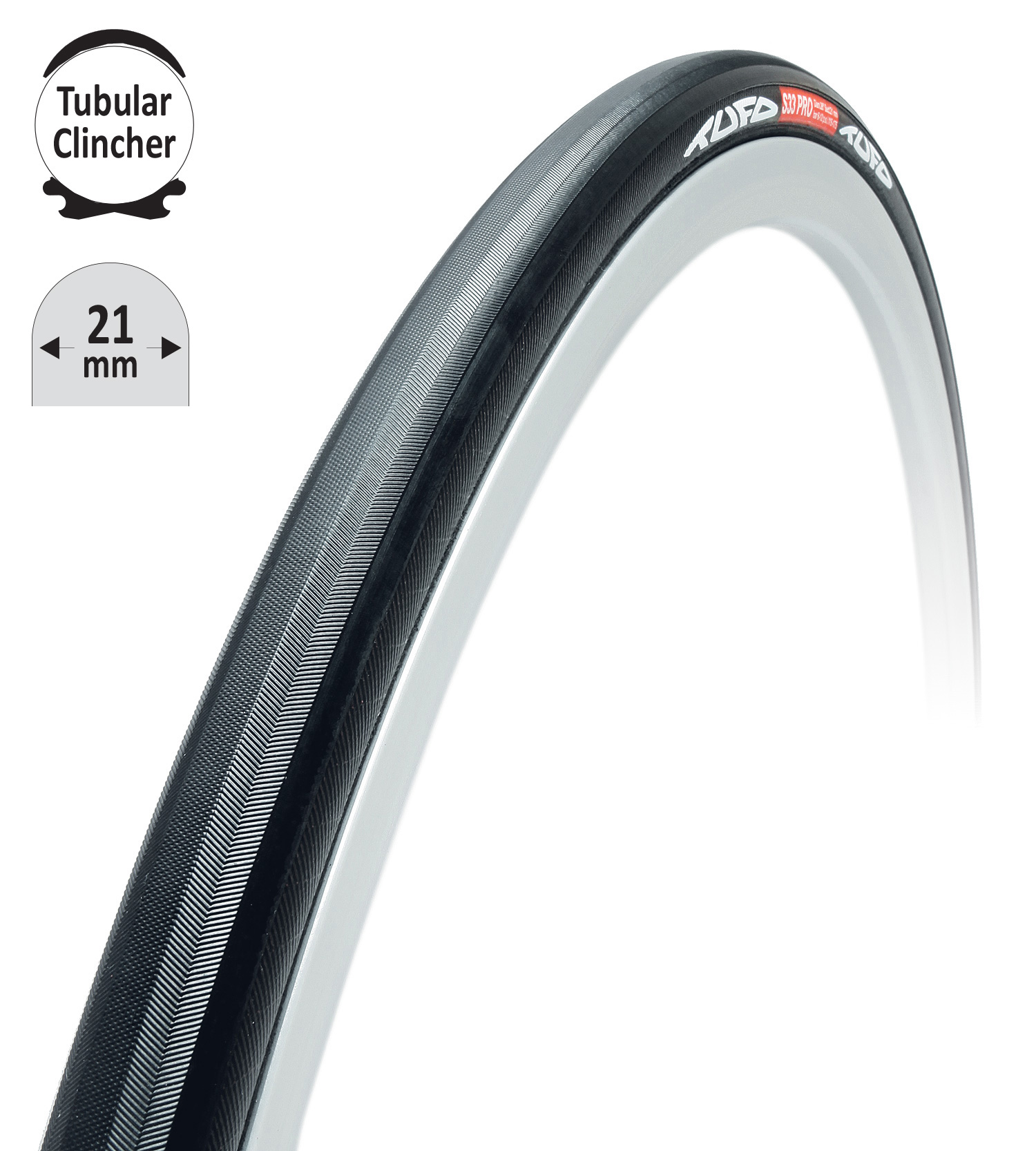 Plášťovka TUFO C-S33 PRO černo/černá 28"