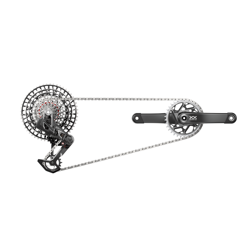 Sada SRAM XX SL T-Type Eagle Transmission AXS, délka klik 170mm