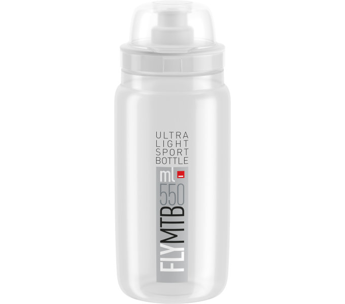 ELITE láhev FLY MTB 20’ čirá/šedé logo, 550 ml