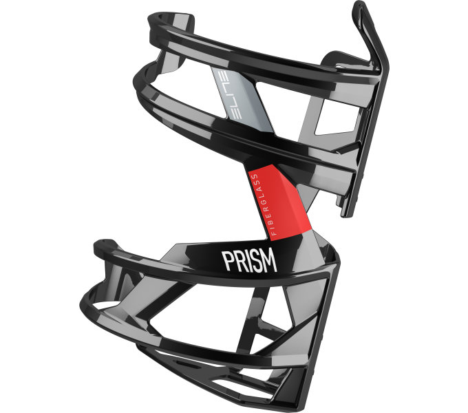 Košík ELITE PRISM LEFT černý lesklý/červený
