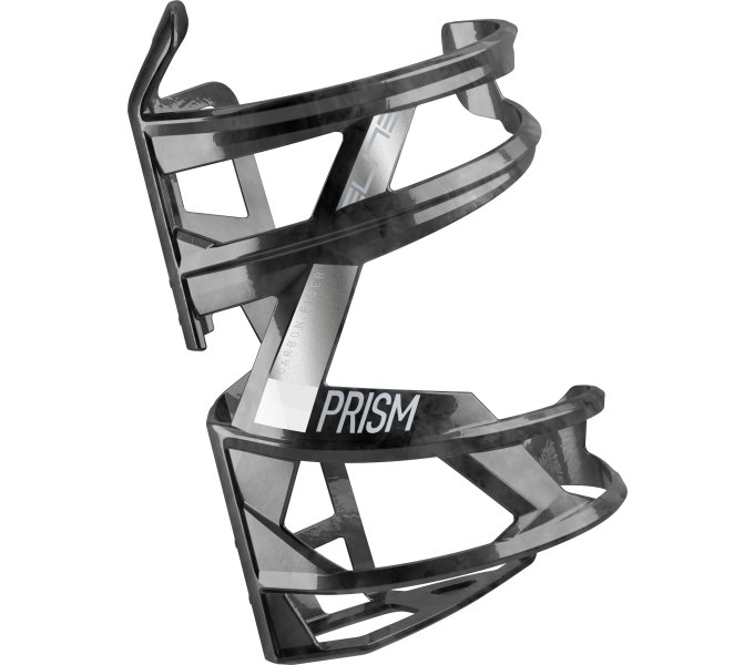 Košík ELITE PRISM RIGHT Carbon černý lesklý/bílý