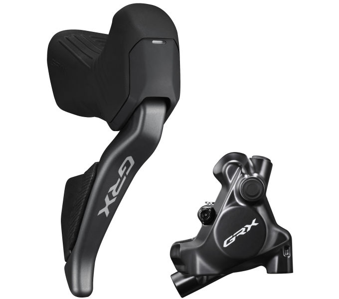 SHIMANO kot brzd-set GRX BR-RX820/ST-RX825 zadní BR/pravá ST FLAT MOUNT polymer+chladič SM