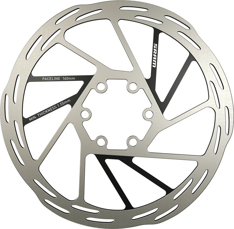 Kotouč SRAM Paceline 160mm (v balení ocelové šrouby) Rounded