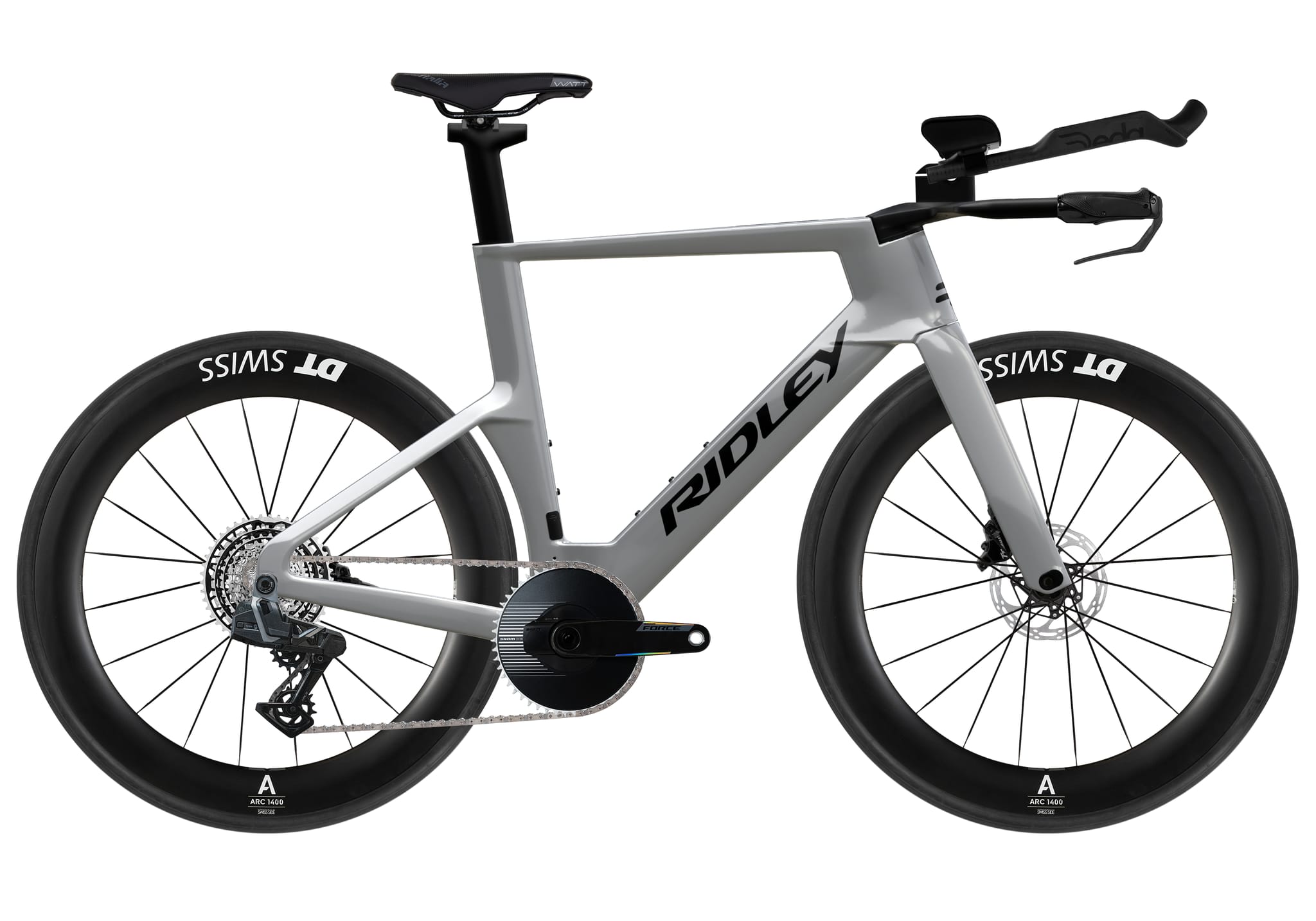 Ridley Triton Fast Sram FORCE XPLR AXS E1 1x13 Black + Battleship Grey