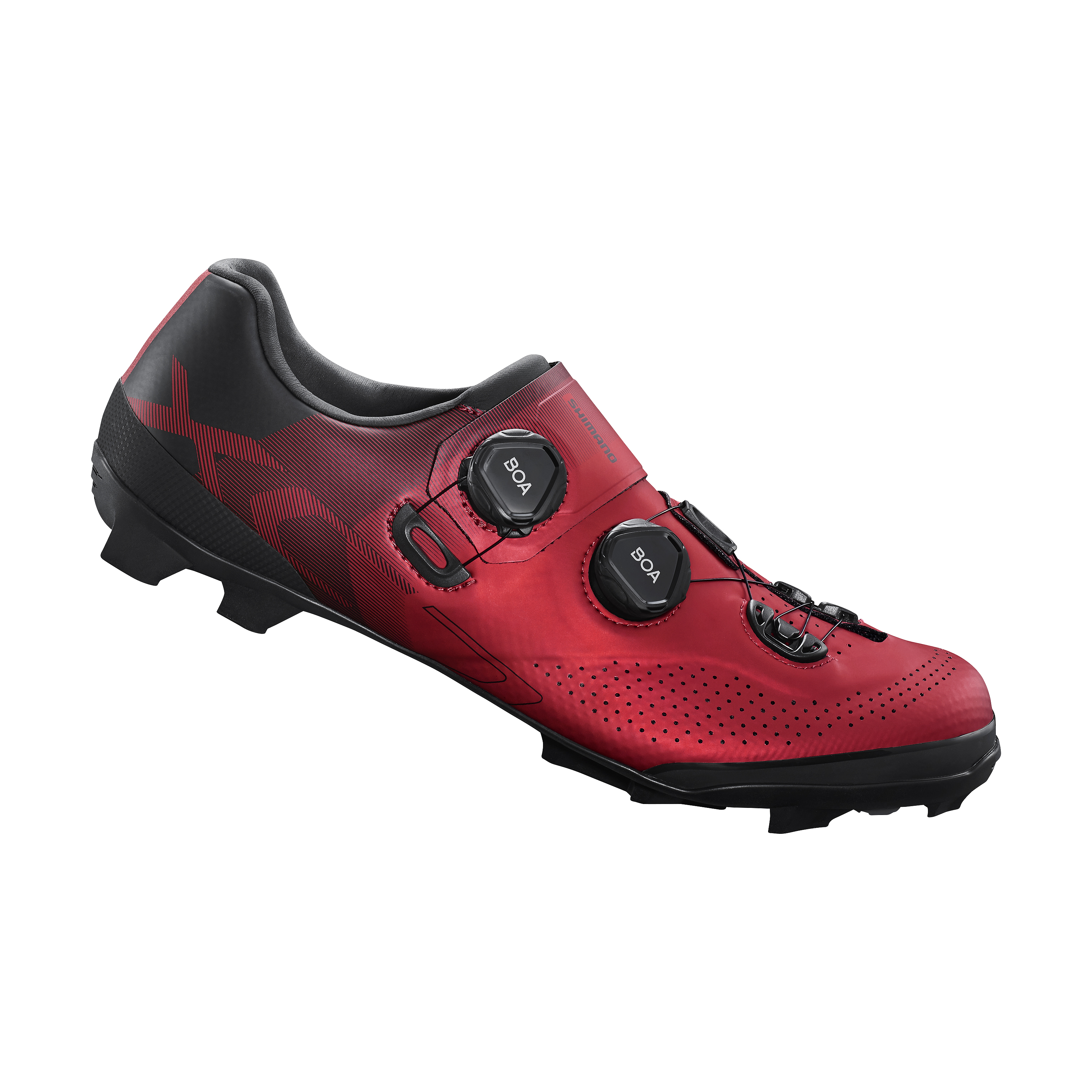 SHIMANO MTB obuv SH-XC702, pánská, červená, 43
