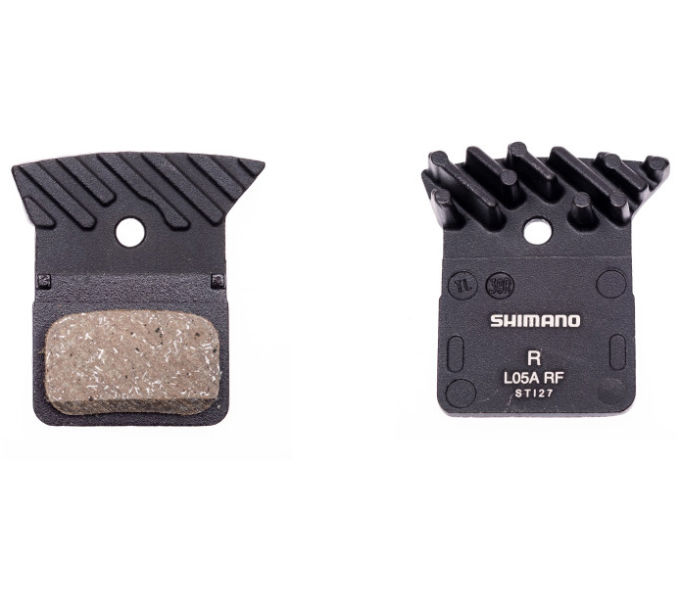SHIMANO brzdové destičky L05A polymerové s chladičem 1 pár Flat mount