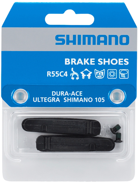 SHIMANO brzdové špalíky pro kazetový typ R55C4 pro BR-9000, silniční, 1 pár