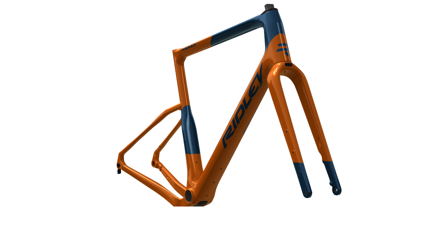 rámová sada Ridley Kanzo Adventure NEW 2023, orange/blue