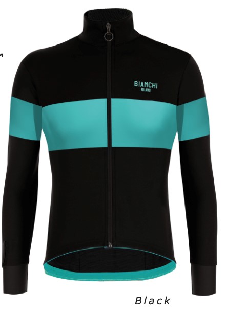 BIANCHI bunda zimní RACE černá/celeste