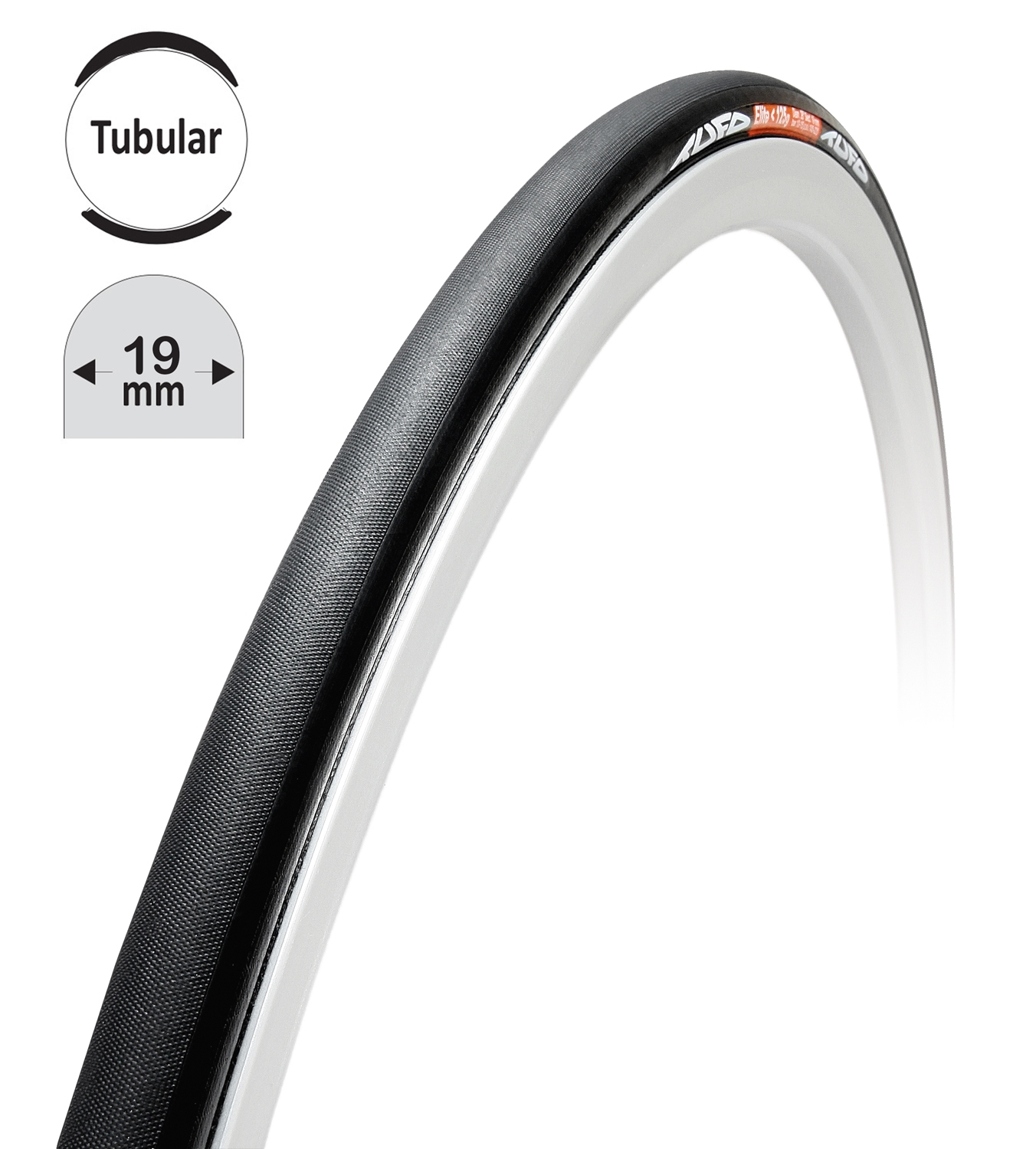 Galuska TUFO ELITE 125g černo-černá 28"/19mm
