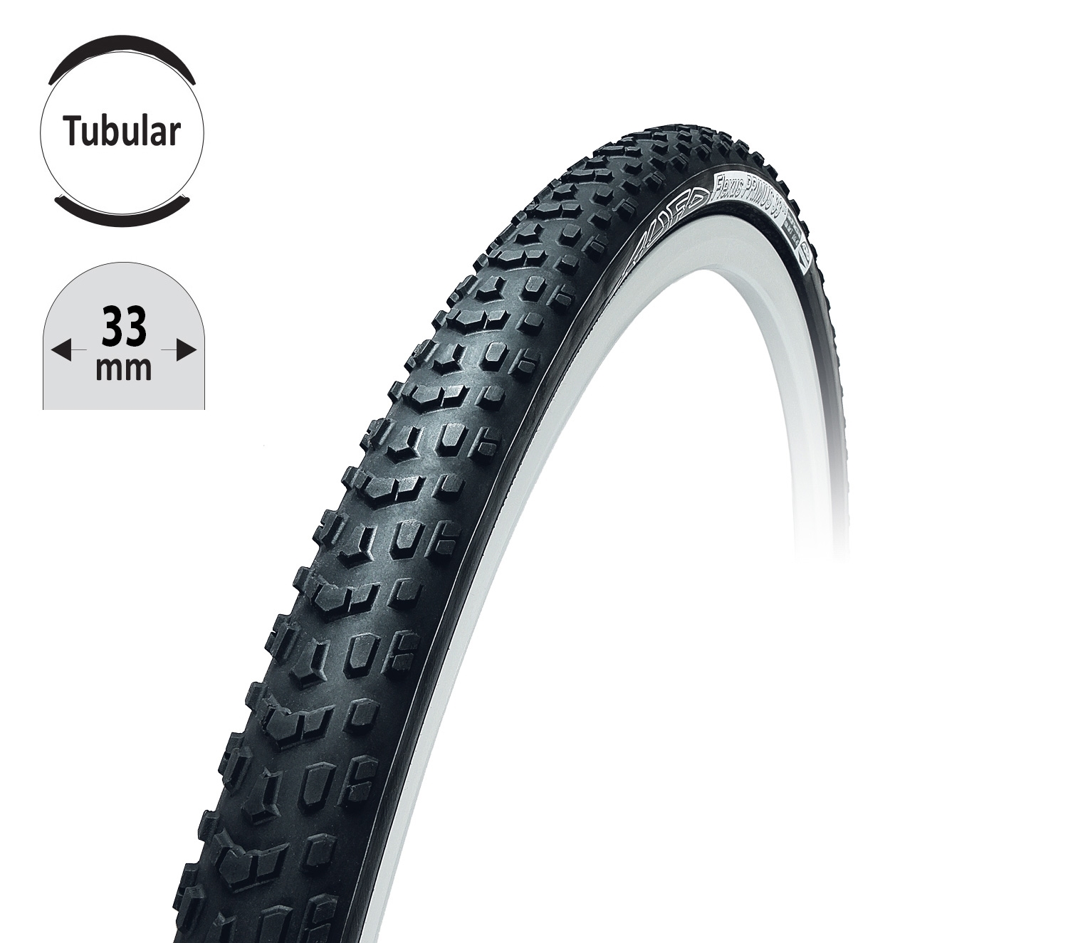 Galuska TUFO FLEXUS PRIMUS 33SG cros črn 28"/33mm