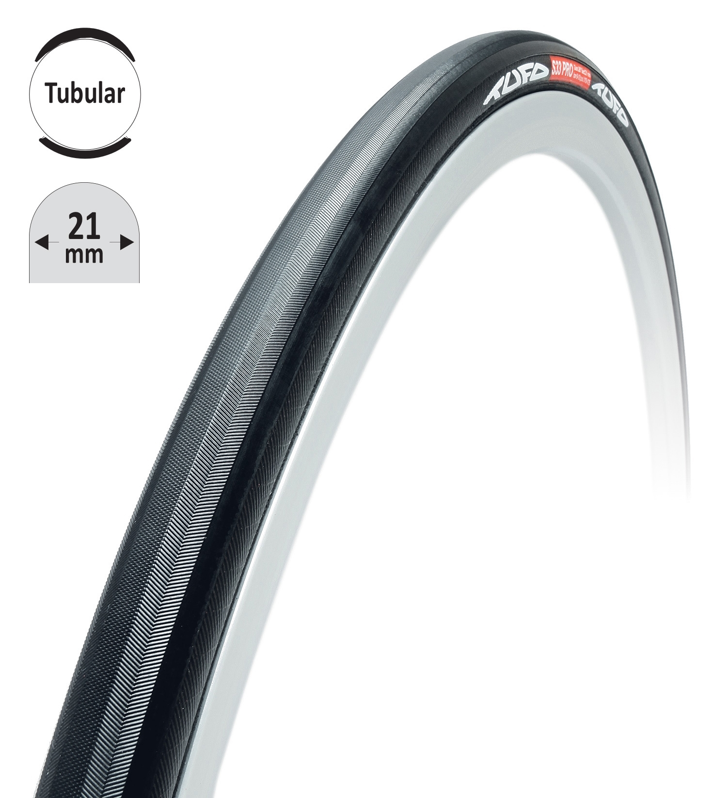 Galuska TUFO S33 PRO černo/černá 28"
