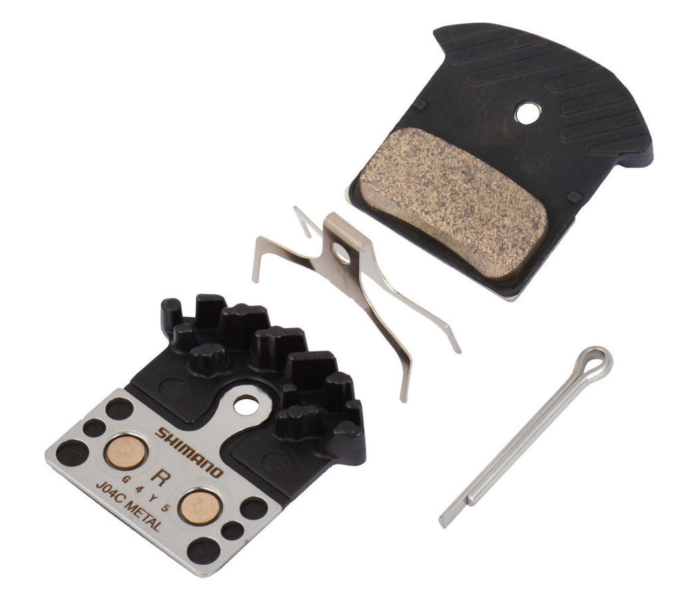 SHIMANO brzdové destičky J04C kovové s chladičem MTB