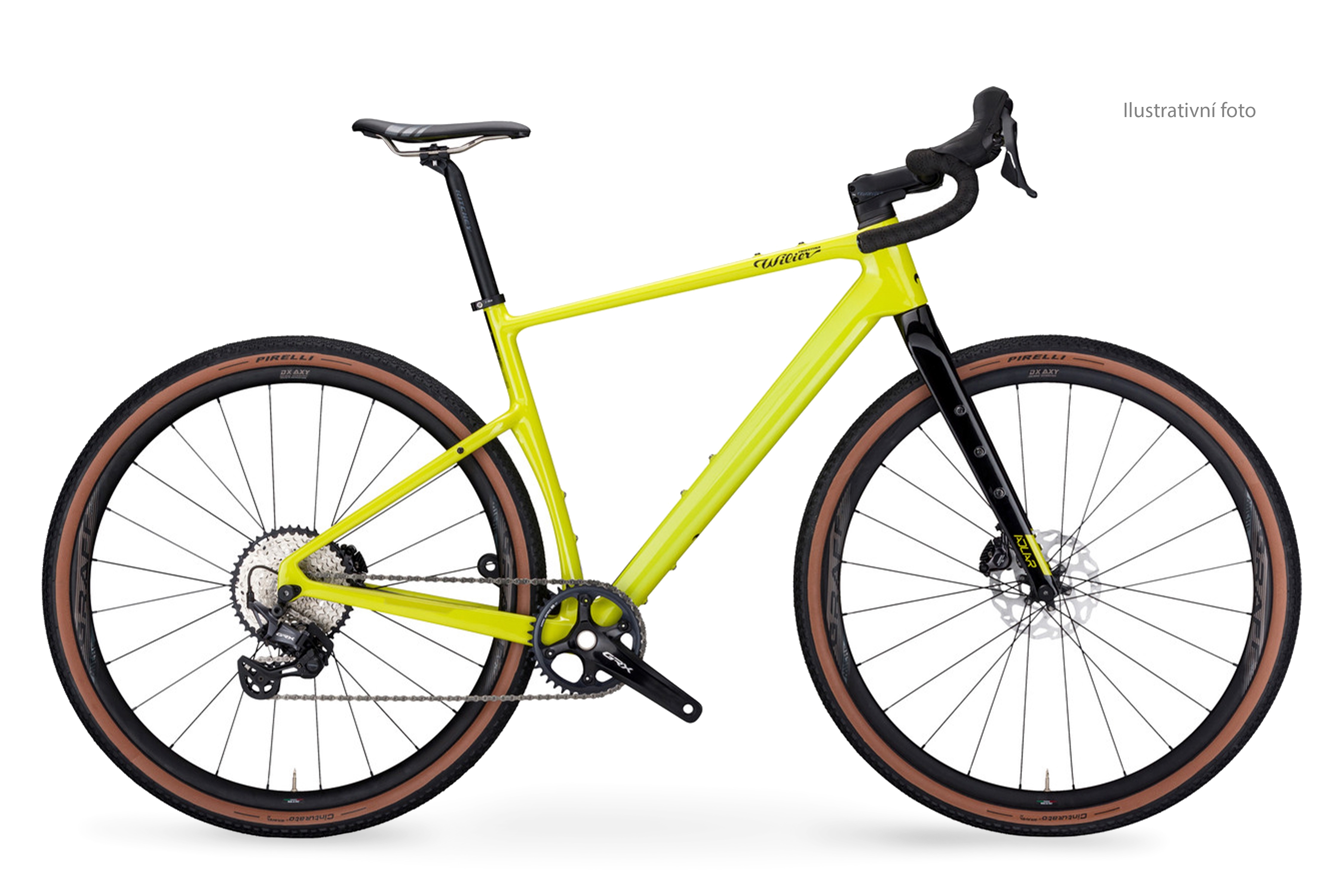 Wilier ADLAR Disc + GRX 1x12 + GRAFF XL lime black L