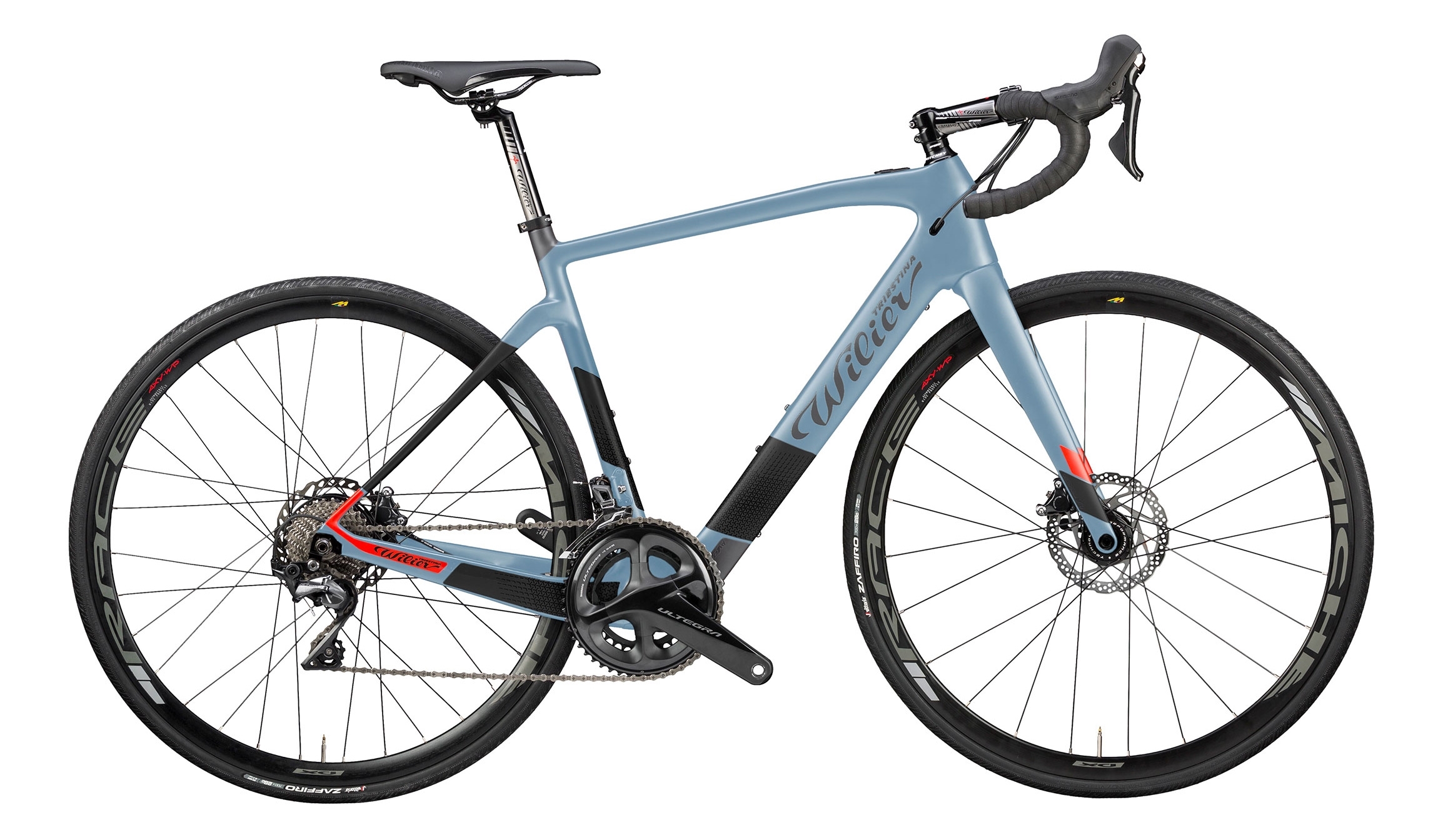 Wilier CENTO1 Hybrid + ULTEGRA R8020 + MICHE blue black M