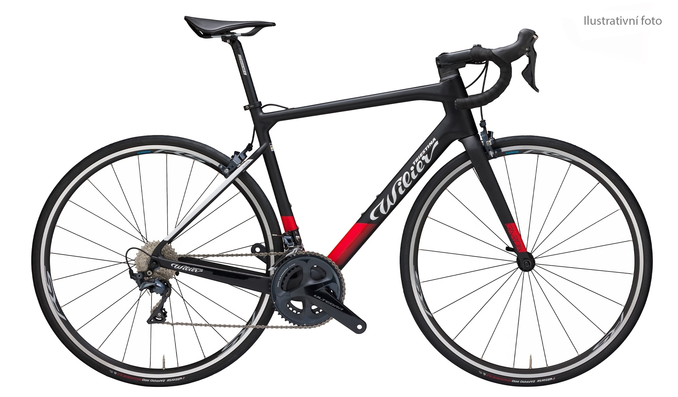 Wilier GARDA Ráfkové + 105 + RS100 black red M