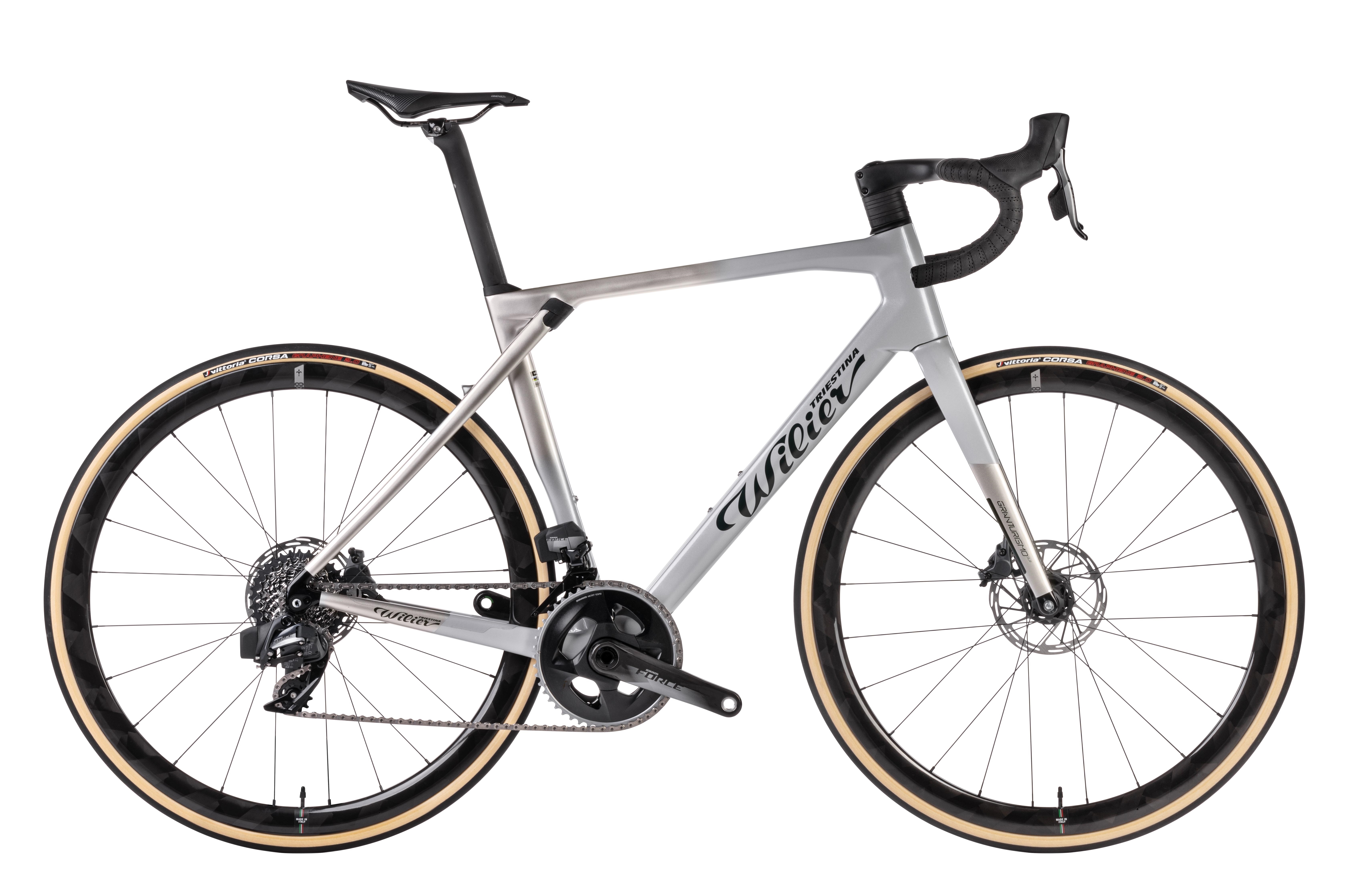 Wilier GRANTURISMO Disc+ FORCE AXS + SLR38 silver M