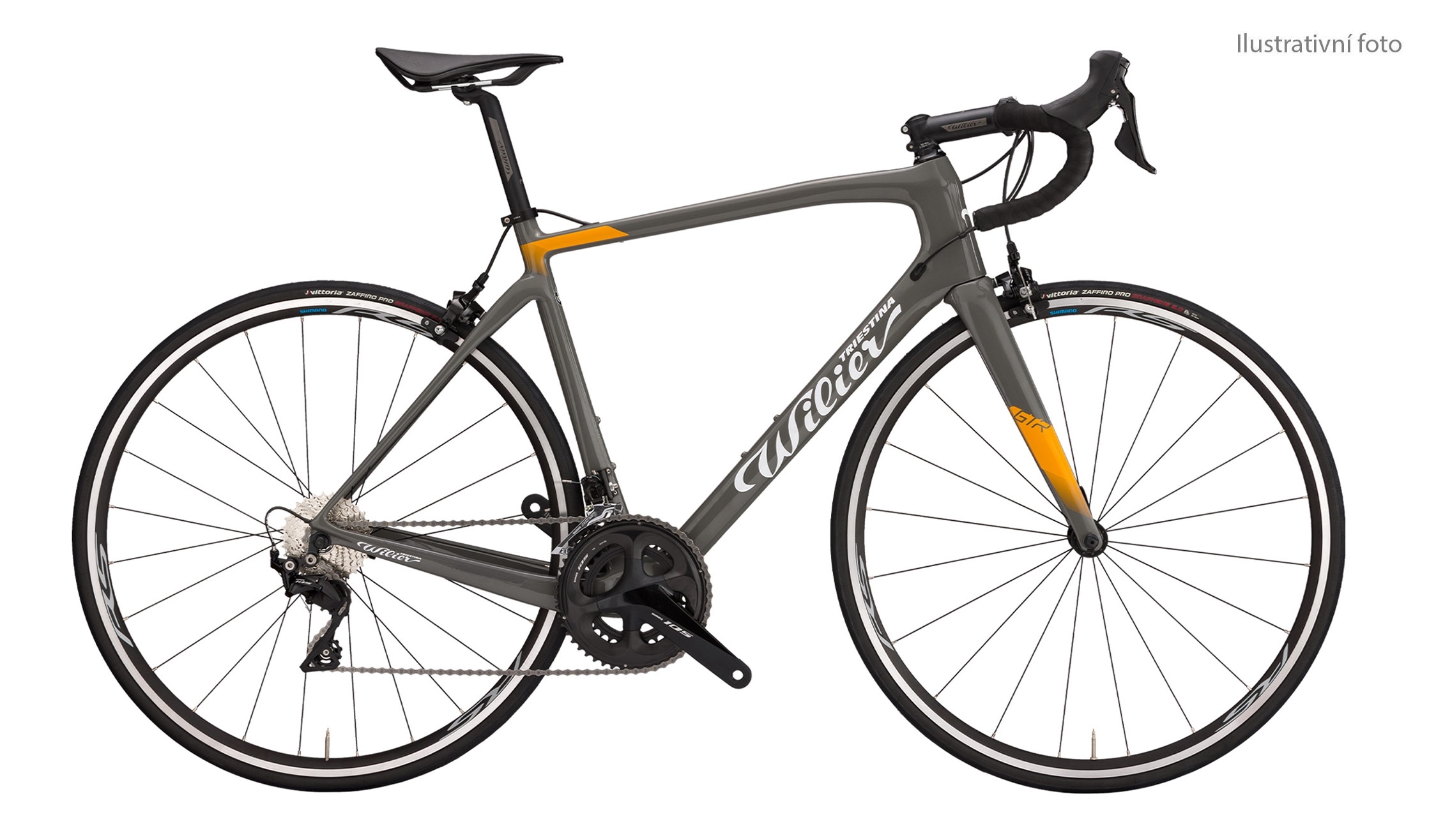 Wilier GTR TEAM Disc+ULTEGRA+RS171 grey orange M