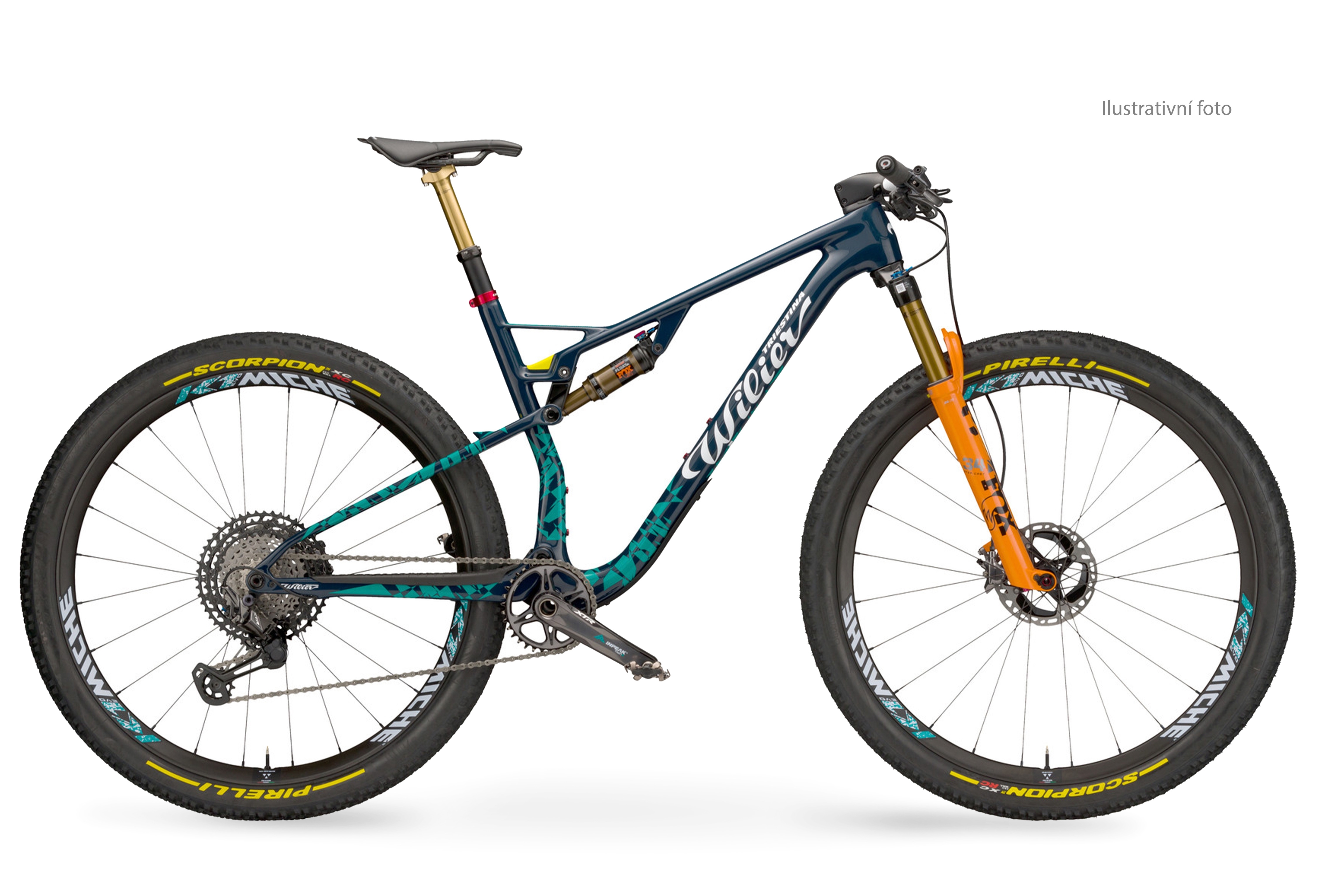 Wilier URTA MAX SLR + XT 1x12 + SID+ 966 W Pirelli L