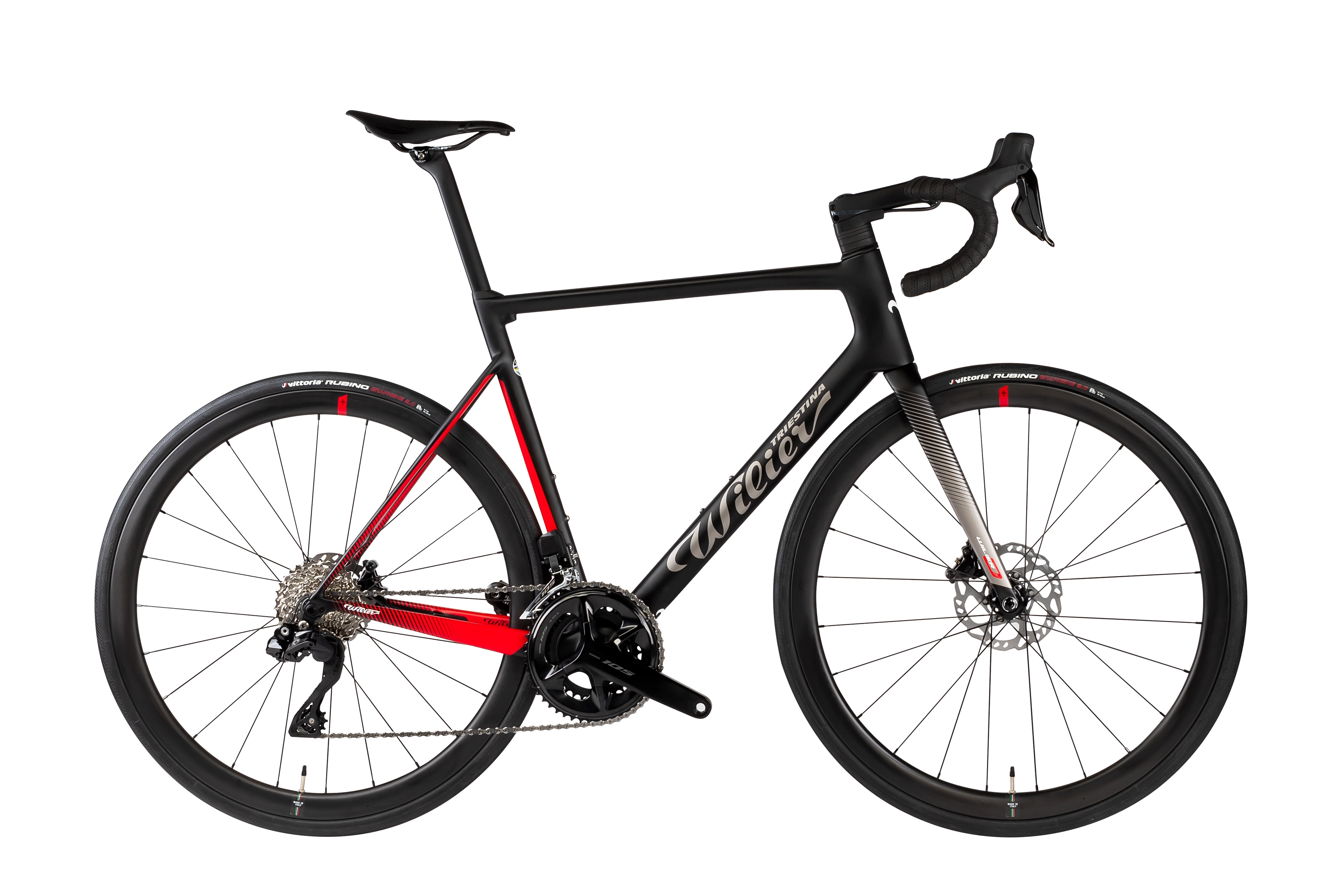 Wilier ZERO SL Disc + 105 Di2 + NDR38 black red XL