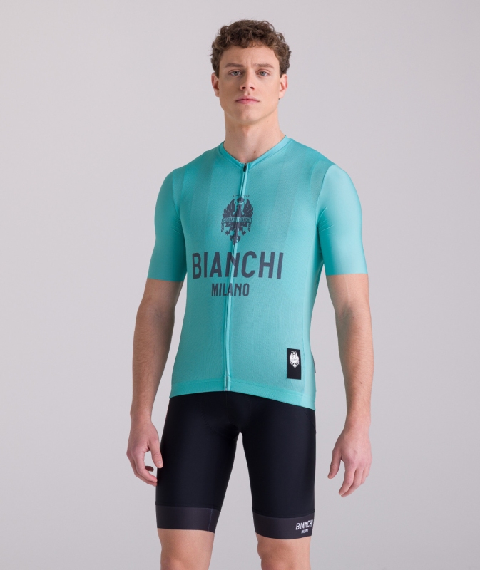 letní dres Bianchi Milano Classic - celeste