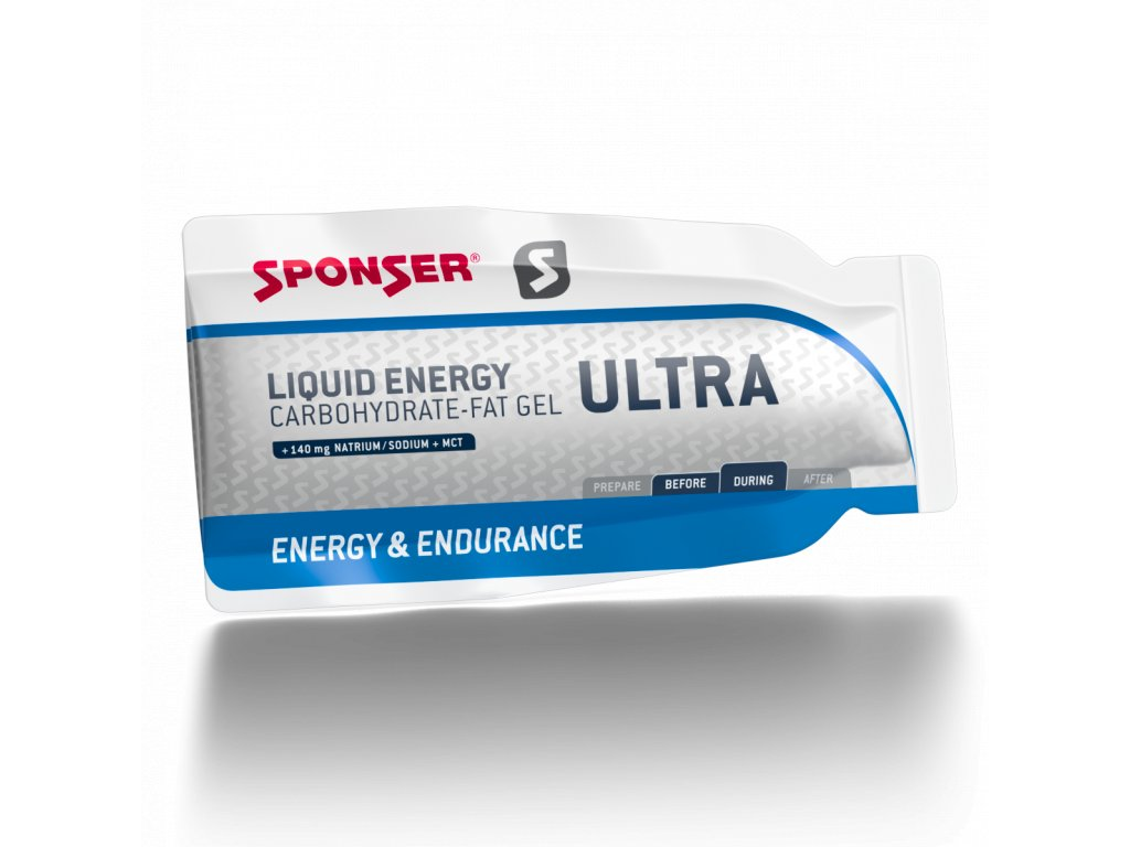 Sponser Liquid Energy Ultra 25g - energetický gel pro vytrvalostní výkony