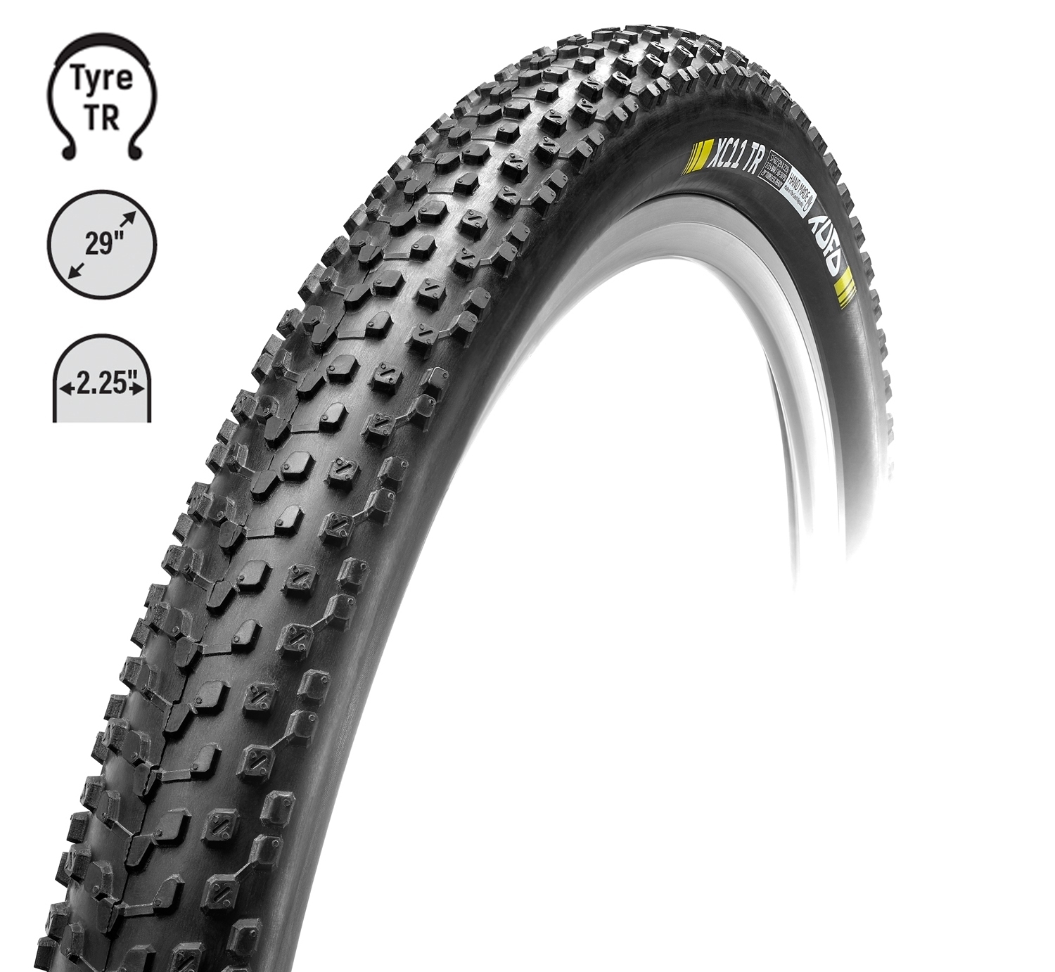 Plášť TUFO MTB XC11 TR 29" x 2,25, kevlar, černý